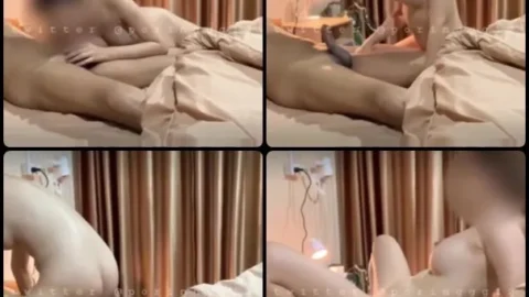 คลิปหลุดน้องแจง Poringgg12 จับแฟนหนุ่มดุ้นควยใหญ่เล่นหำบิ้วอารมณ์ให้เสียวๆ